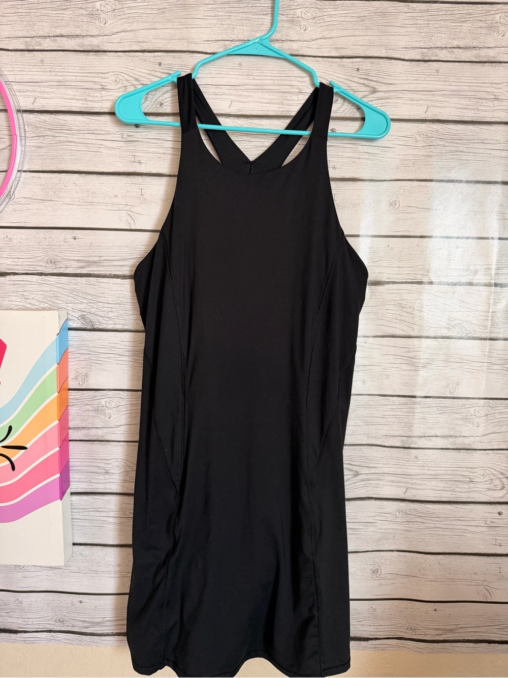 all in motion Black Midi Tank Dress